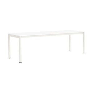 HAY Annex Flush eettafel 240x80 cm wit laminaat/Cream White