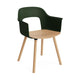 HAY Layout 222 eetkamerstoel Bottle Green gelakt eiken