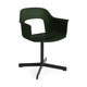 HAY Layout 231 eetkamerstoel Bottle Green zwart staal