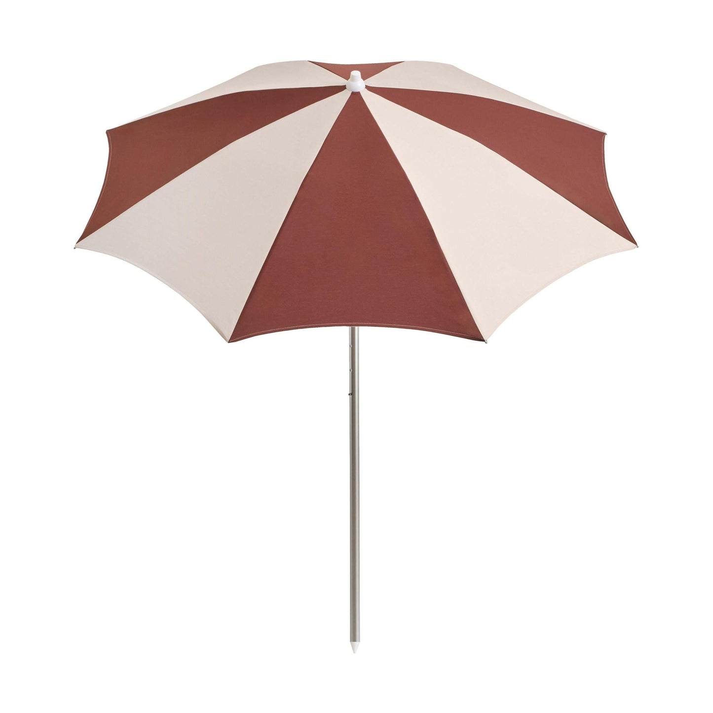 HAY Terrazza Octagon parasol Off-White / Burgundy