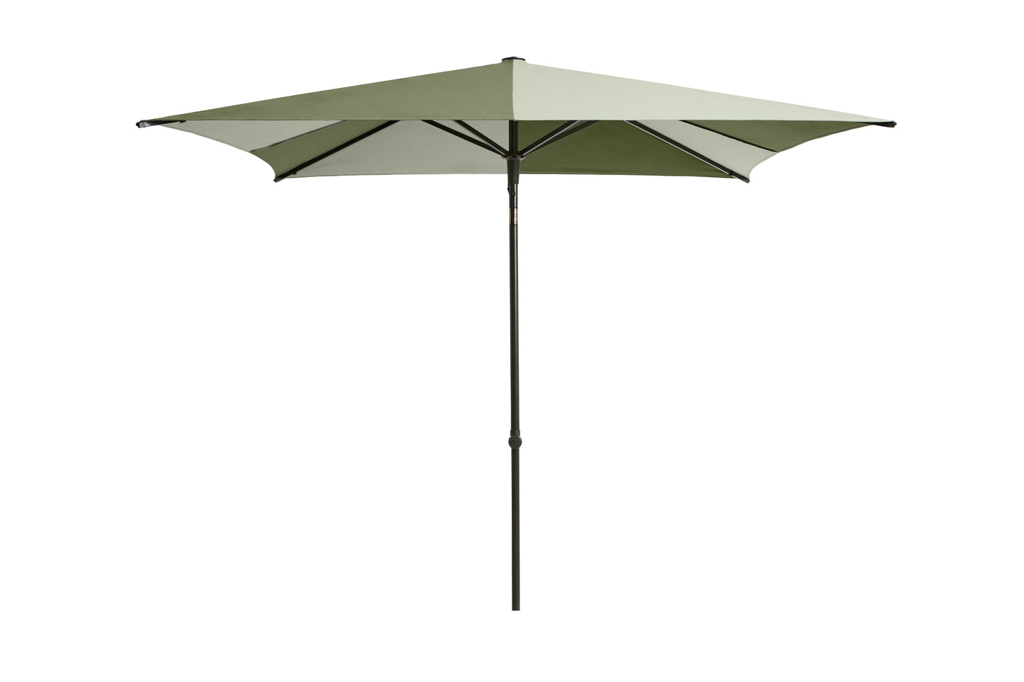HAY Terrazza Square parasol Green / Dark Green