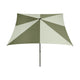 HAY Terrazza Square parasol Green / Dark Green