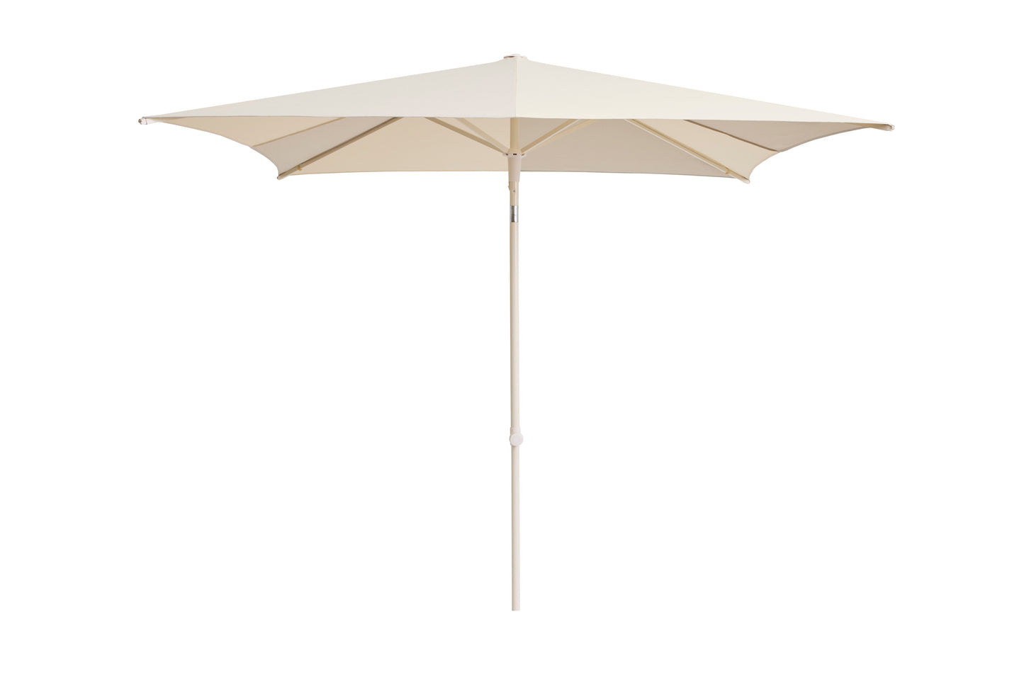 HAY Terrazza Square parasol Off-White / Grey