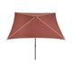 HAY Terrazza Square parasol Burgundy