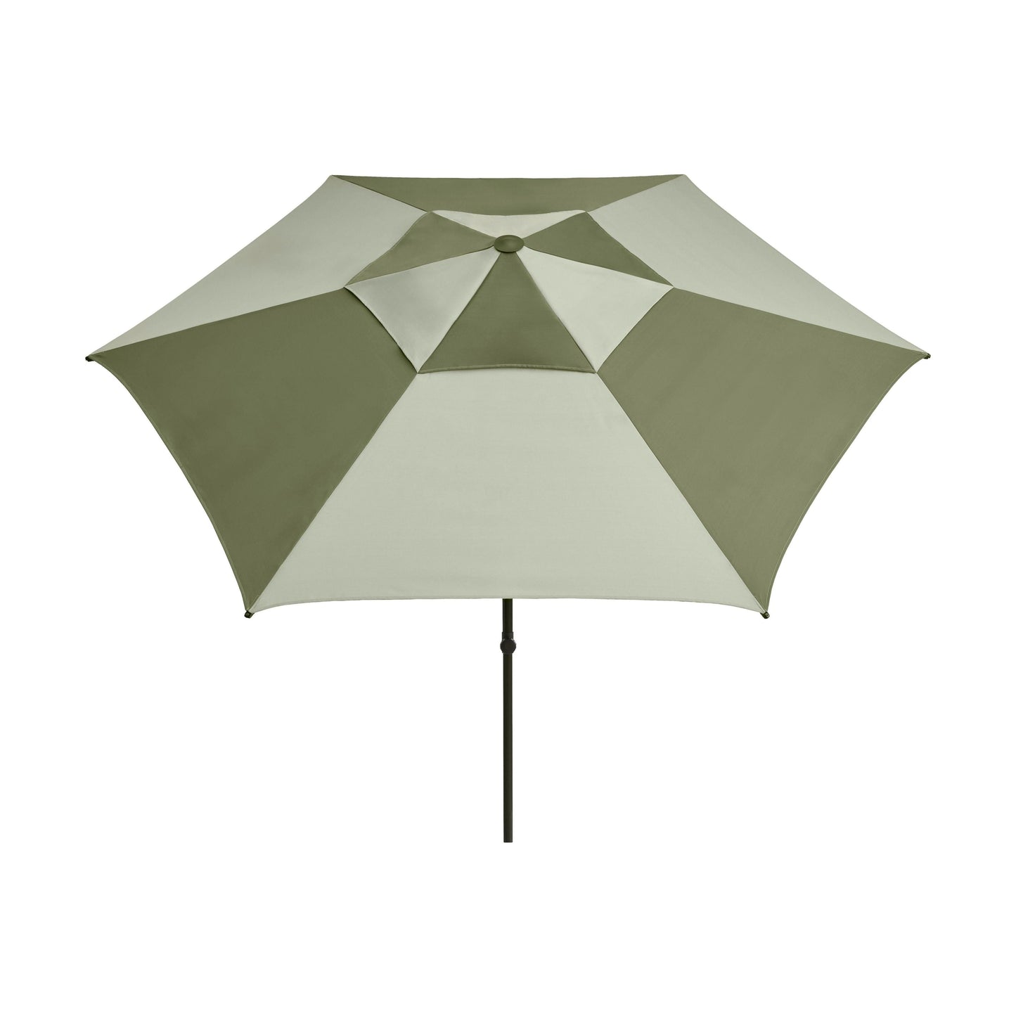 HAY Terrazza Hexagon parasol Green / Dark Green