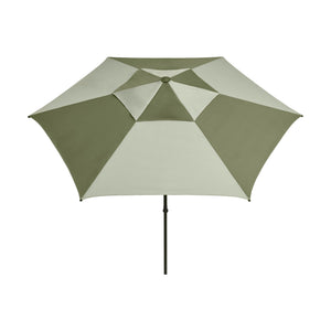 HAY Terrazza Hexagon parasol Green / Dark Green