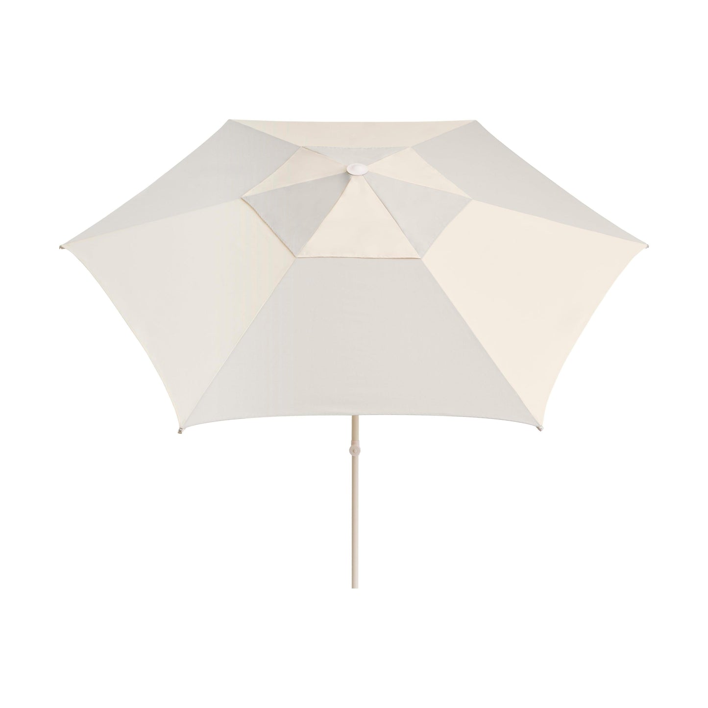HAY Terrazza Hexagon parasol Off-White / Grey