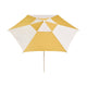 HAY Terrazza Hexagon parasol Off-White / Ochre