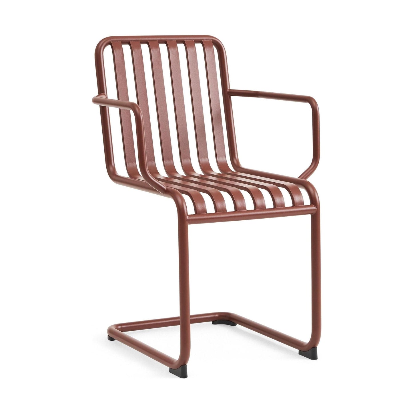 HAY Palissade Cantilever tuinstoel met arm Iron Red