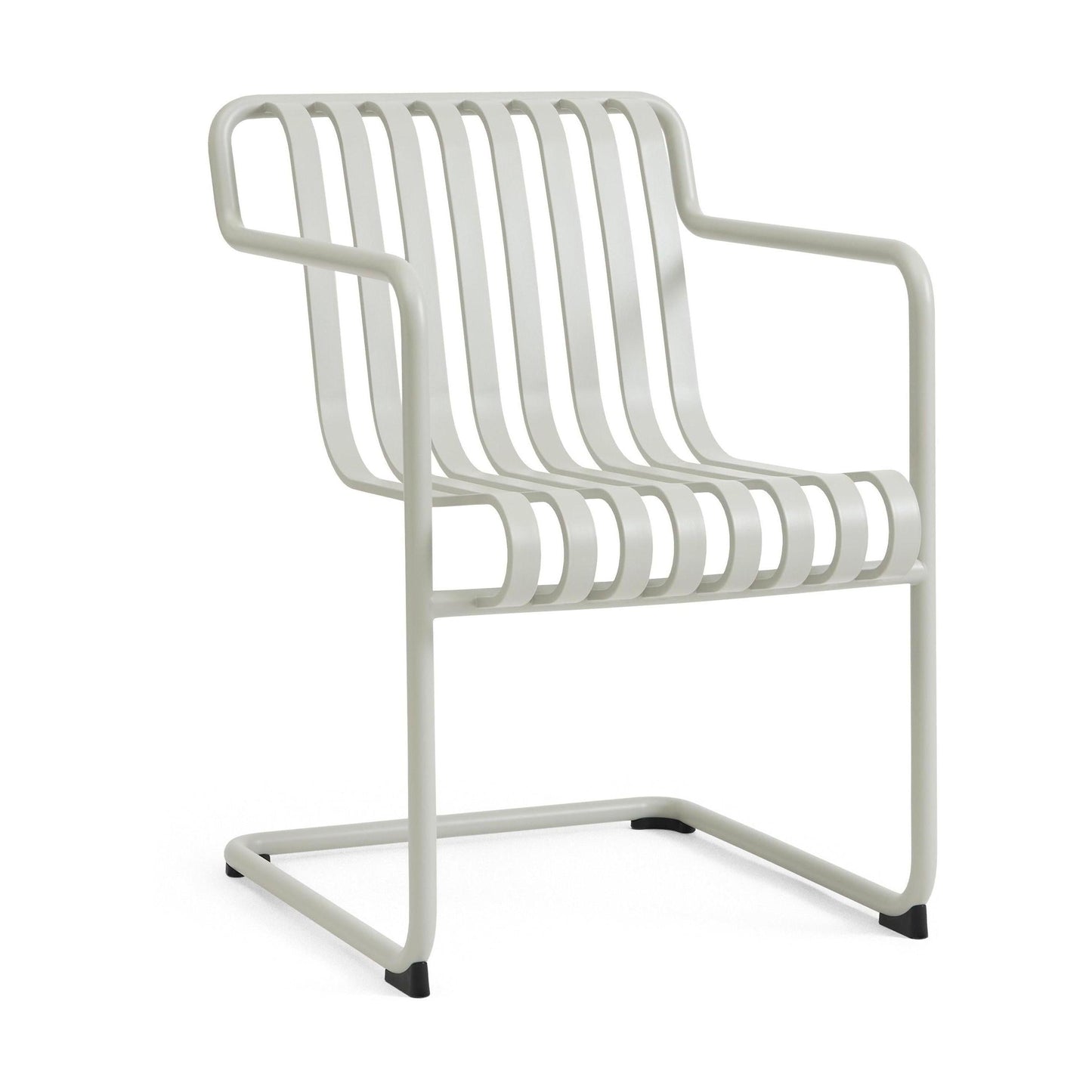 HAY Palissade Cantilever Dining tuinstoel met arm Sky Grey