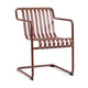 HAY Palissade Cantilever Dining tuinstoel met arm Iron Red