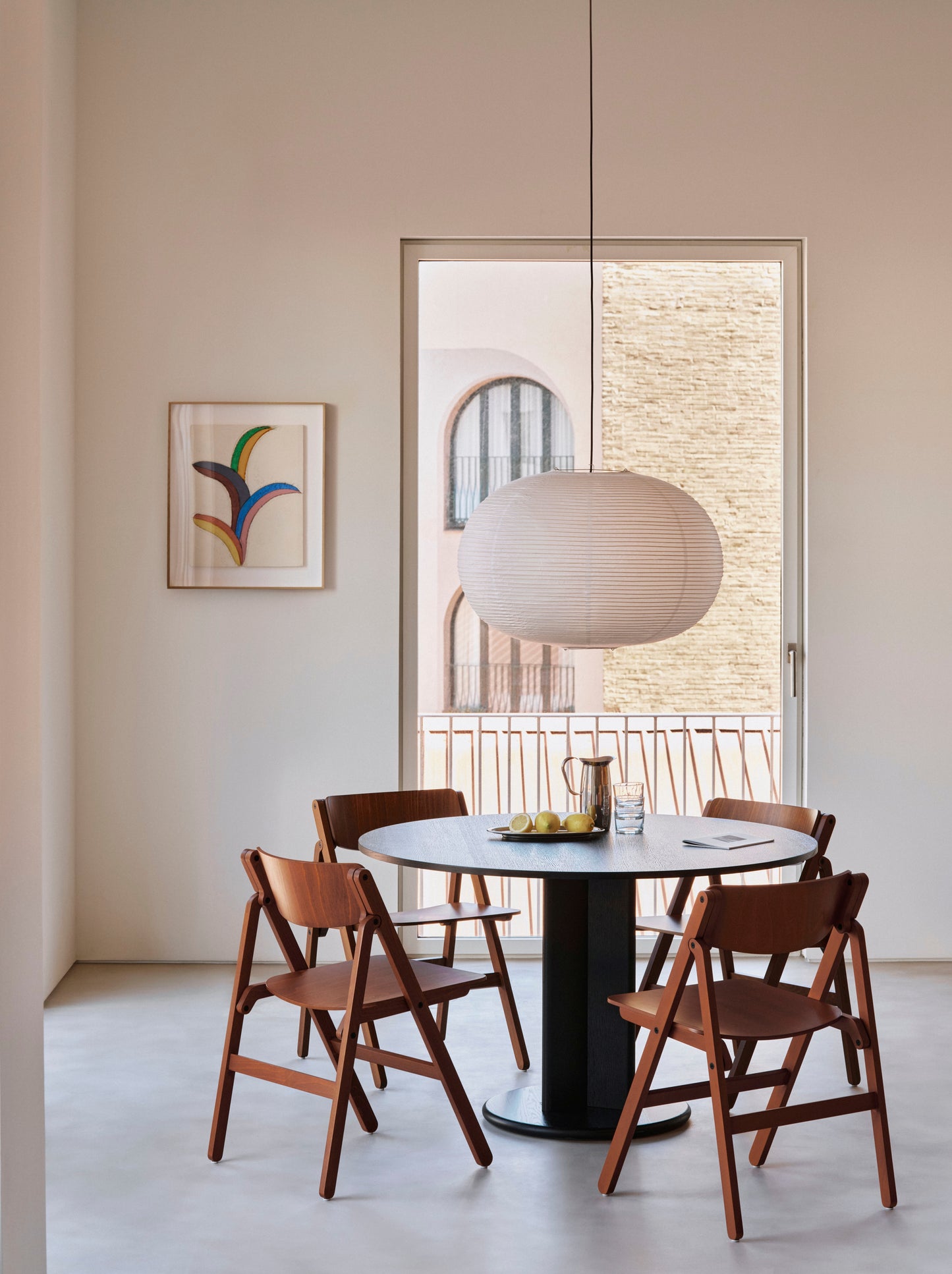 HAY Chisel 29 eettafel rond Ø120 cm gelakt eiken