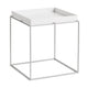 HAY Tray Medium bijzettafel 40x40 cm White / Silver