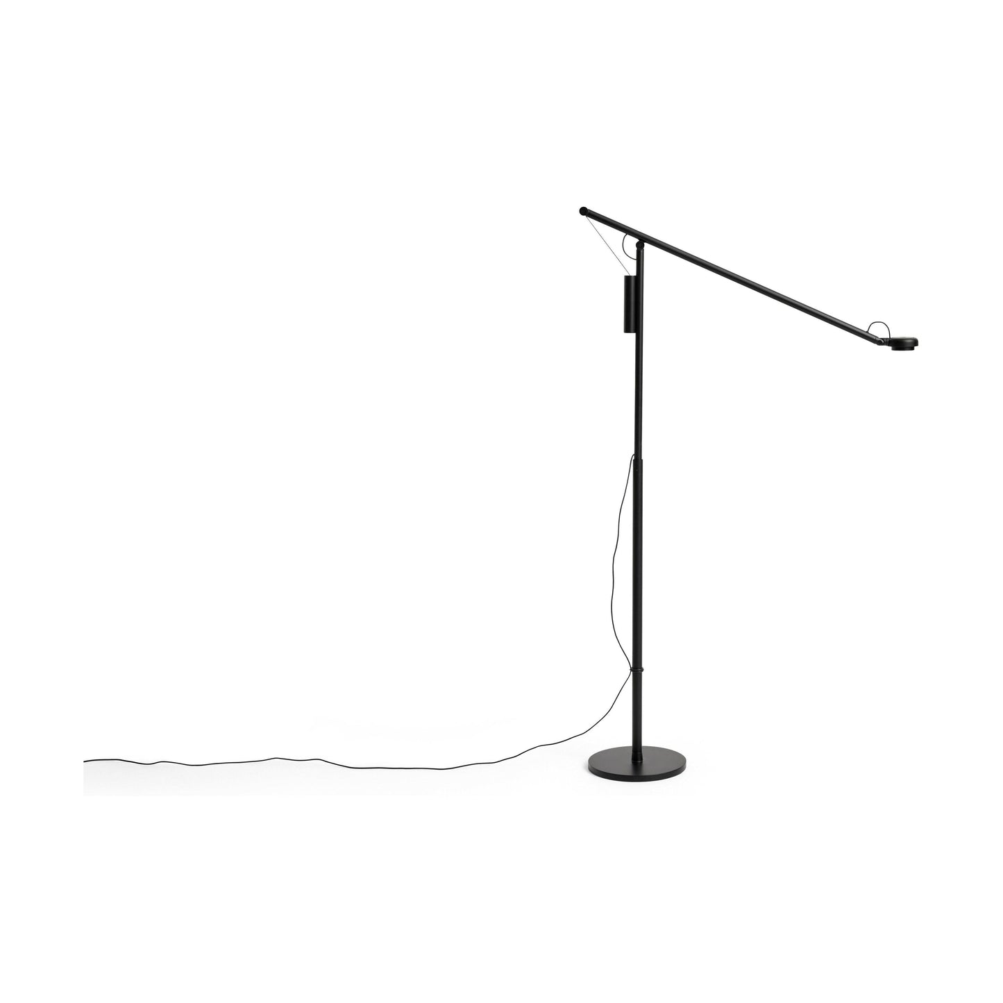 HAY Fifty-Fifty vloerlamp Soft Black