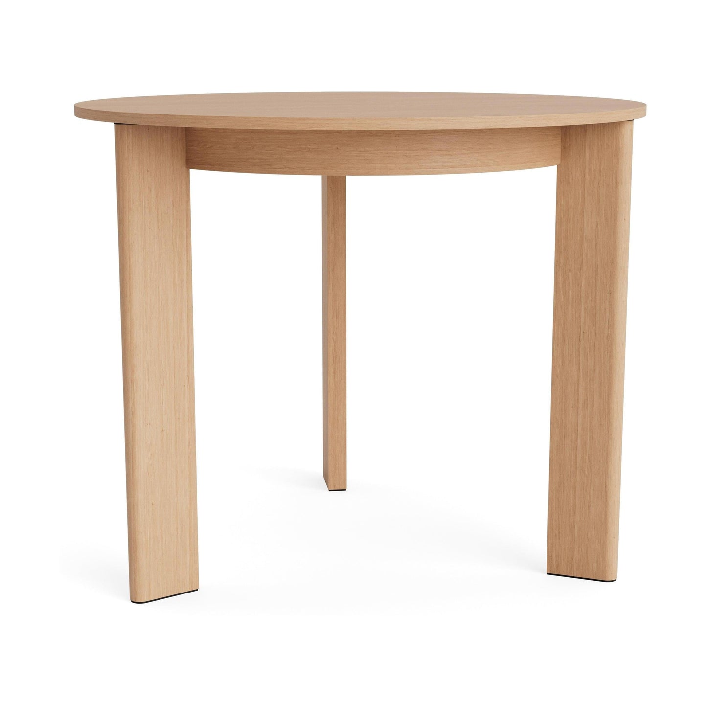 HAY Chisel 20 eettafel rond Ø90 cm gelakt eiken