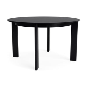 HAY Chisel 25 eettafel rond Ø127 cm zwart gelakt eiken