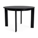 HAY Chisel 25 eettafel rond Ø110 cm zwart gelakt eiken