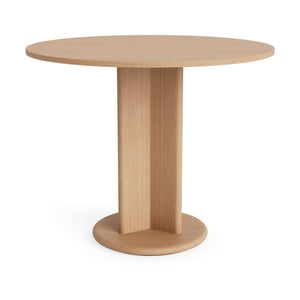HAY Chisel 29 eettafel rond Ø90 cm gelakt eiken