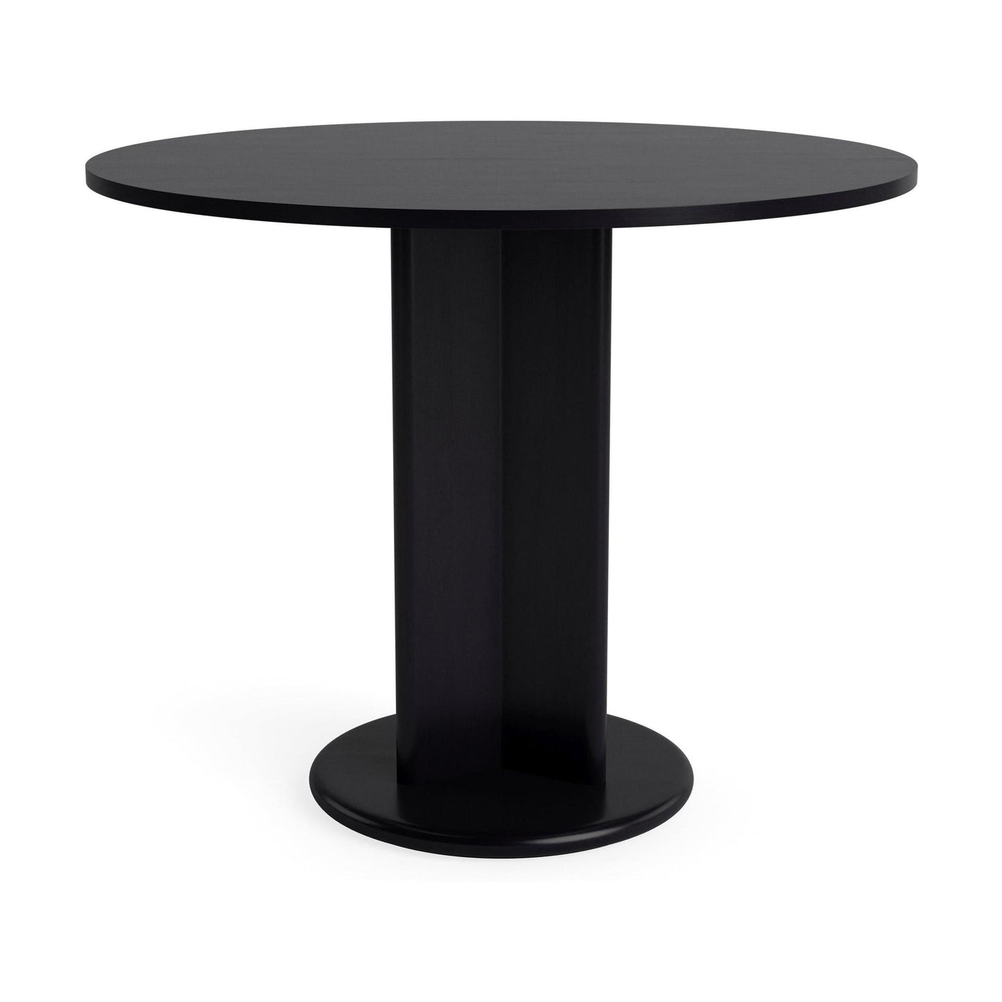 HAY Chisel 29 eettafel rond Ø90 cm zwart gelakt eiken