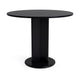 HAY Chisel 29 eettafel rond Ø90 cm zwart gelakt eiken