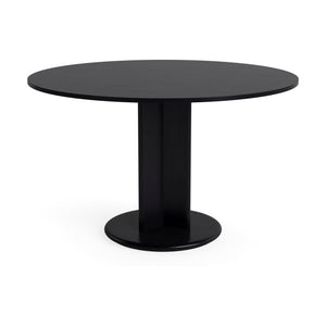 HAY Chisel 29 eettafel rond Ø120 cm zwart gelakt eiken