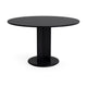 HAY Chisel 29 eettafel rond Ø120 cm zwart gelakt eiken