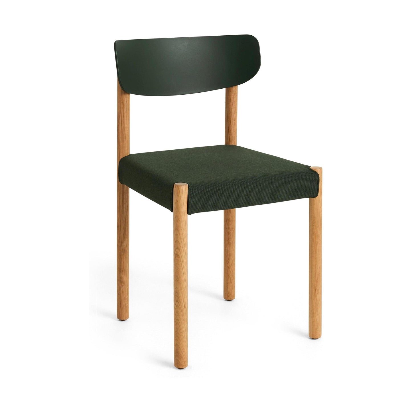 HAY Pack 11 eetkamerstoel gestoffeerd Palm Green / Steelcut 975