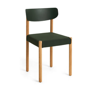 HAY Pack 11 eetkamerstoel gestoffeerd Palm Green / Steelcut 975