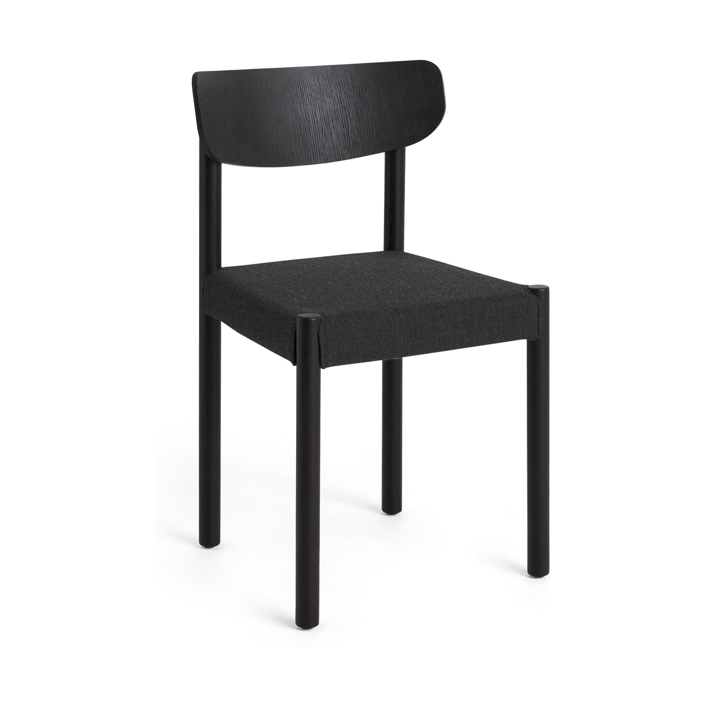 HAY Pack 11 eetkamerstoel gestoffeerd Iron Black / Remix 973