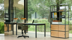 HAY Annex Flush eettafel 200x80 cm gelakt eiken/Cream White