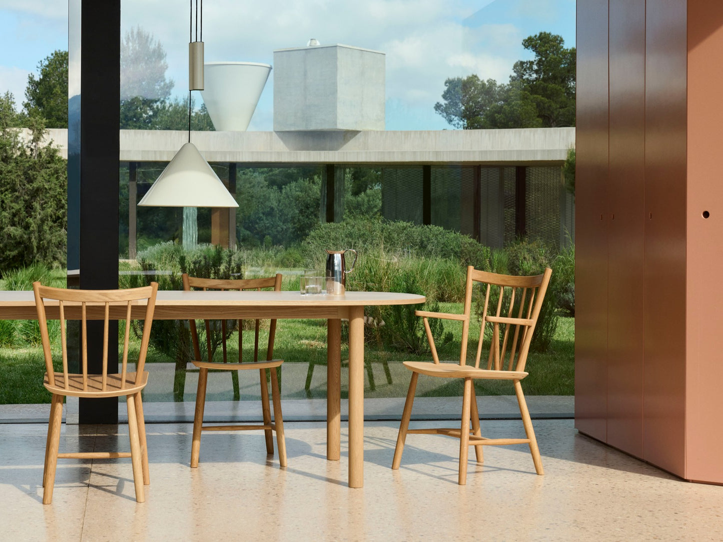 HAY Annex Oblong eettafel 220x95 cm gelakt eiken
