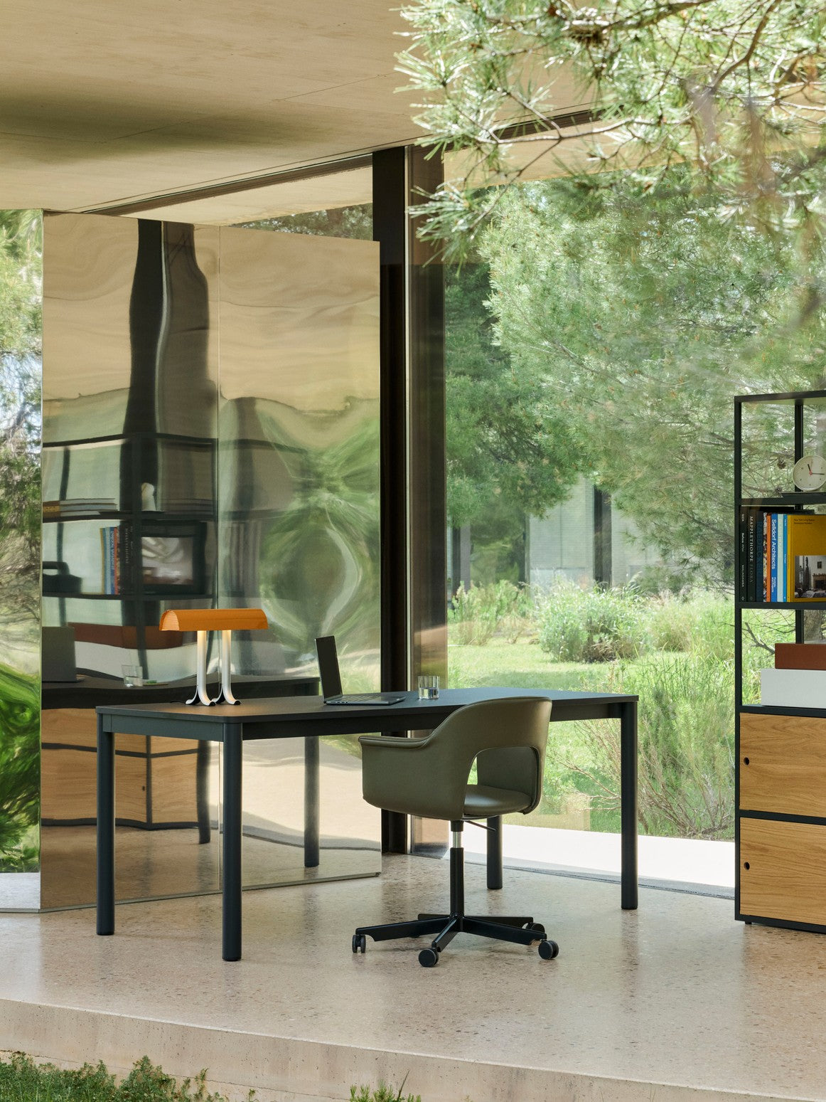 HAY Annex Flush eettafel 200x80 cm gelakt eiken/Cream White