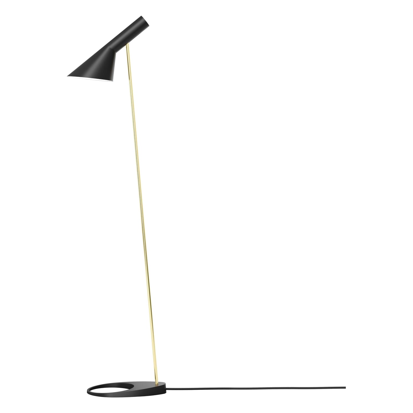 Louis Poulsen AJ vloerlamp Brass/Black