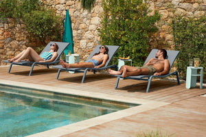 Fermob Alizé ligbed xs Stereo clay grey