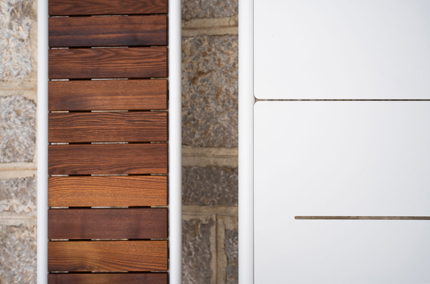 Houe Avanti tuintafel 153x98 cm Muted White Aluminium
