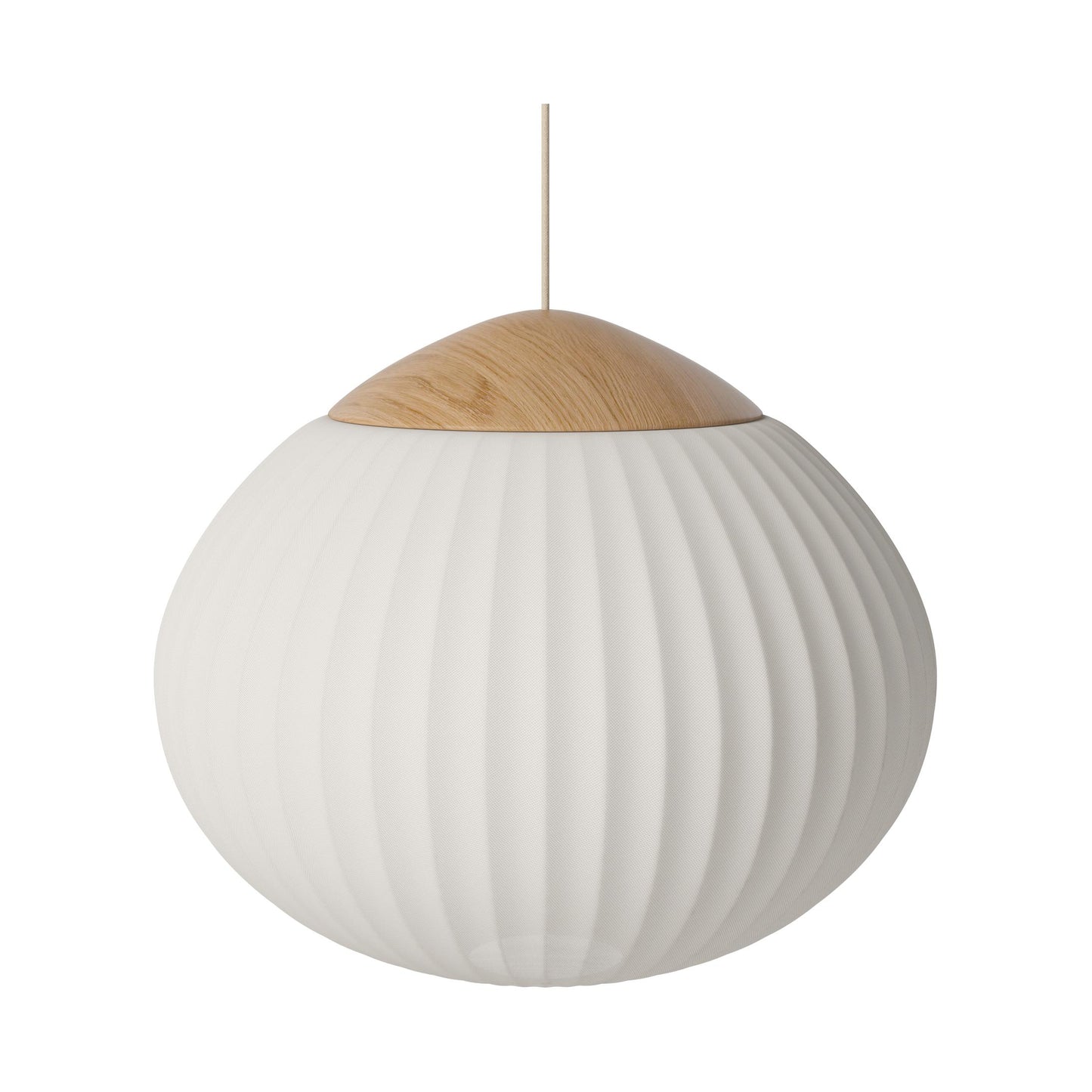 Bolia Acorn hanglamp Ø50 cm geolied eiken textiel