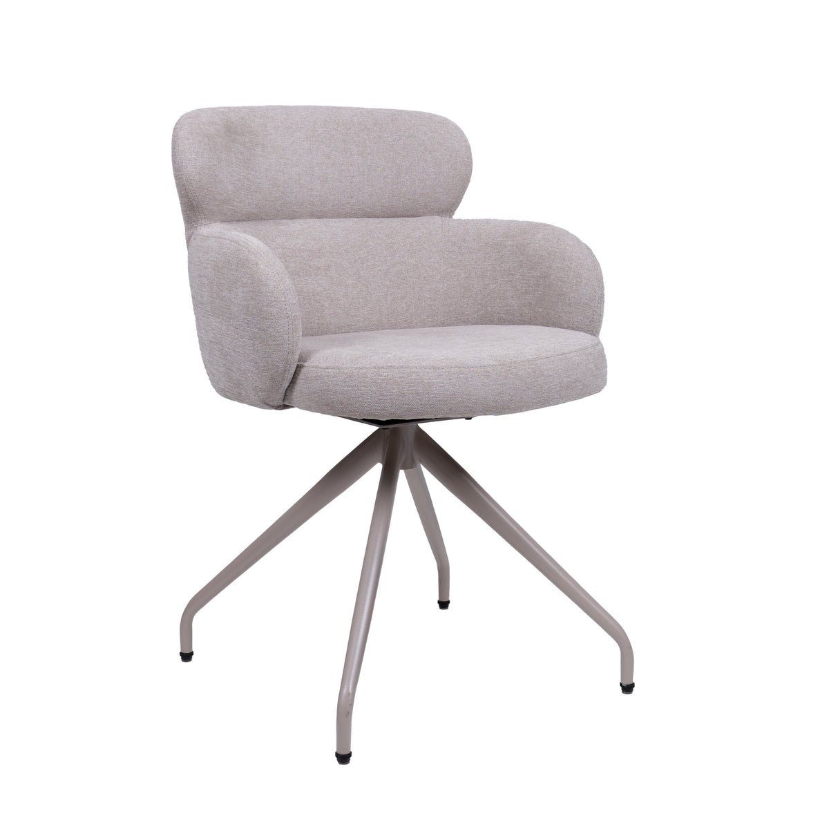 HelloChair HC22 Akin eetkamerstoel Beach Beige spinpoot beige