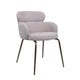 HelloChair HC22 Akin eetkamerstoel Beach Beige vierpoot anodic brown