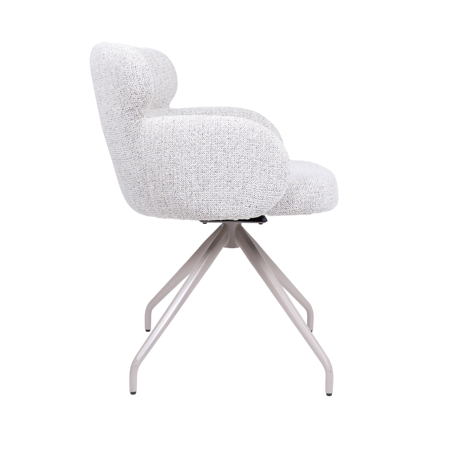 HelloChair HC22 Akin eetkamerstoel Milan Greige spinpoot beige