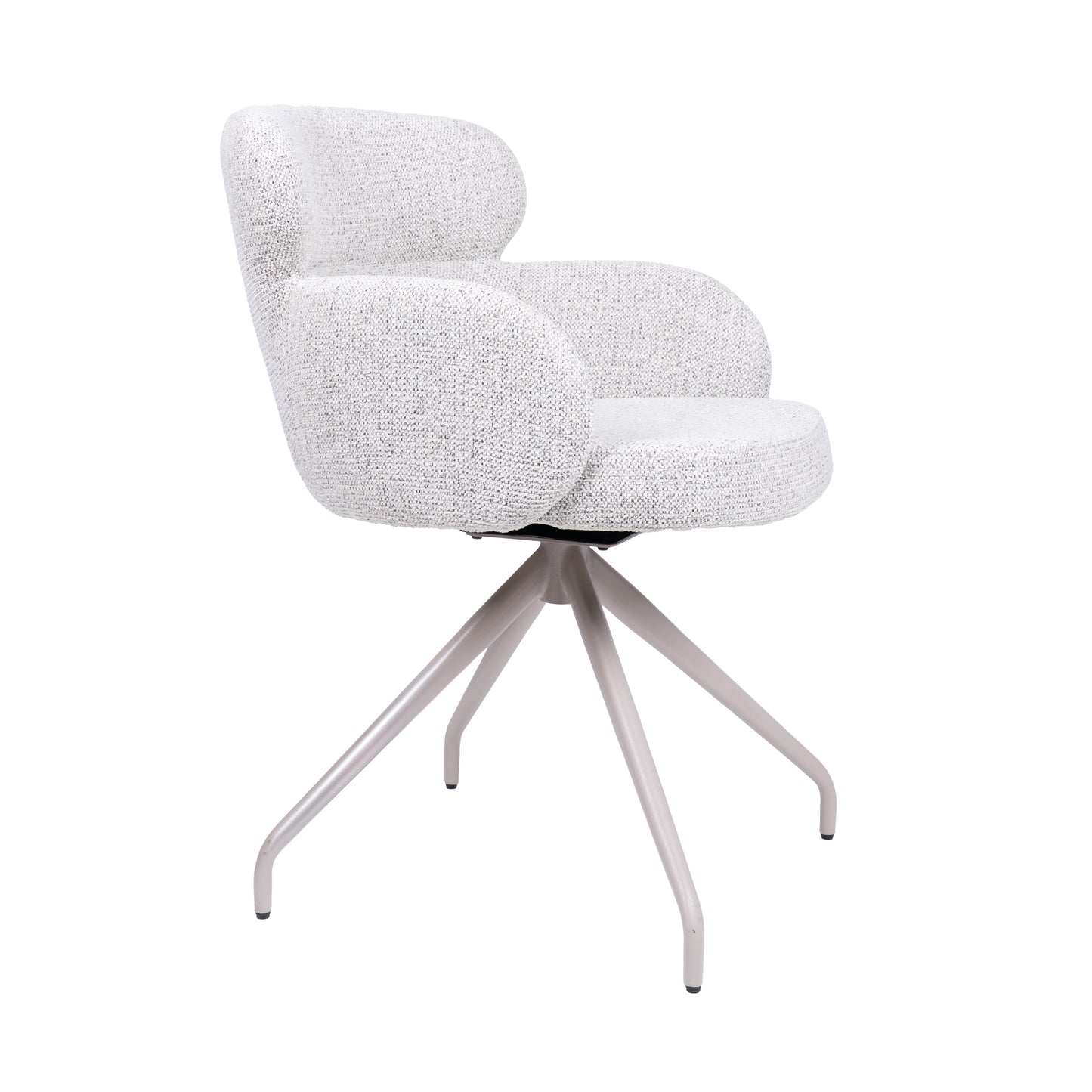 HelloChair HC22 Akin eetkamerstoel Milan Greige spinpoot beige