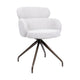 HelloChair HC22 Akin eetkamerstoel Milan Greige spinpoot anodic brown