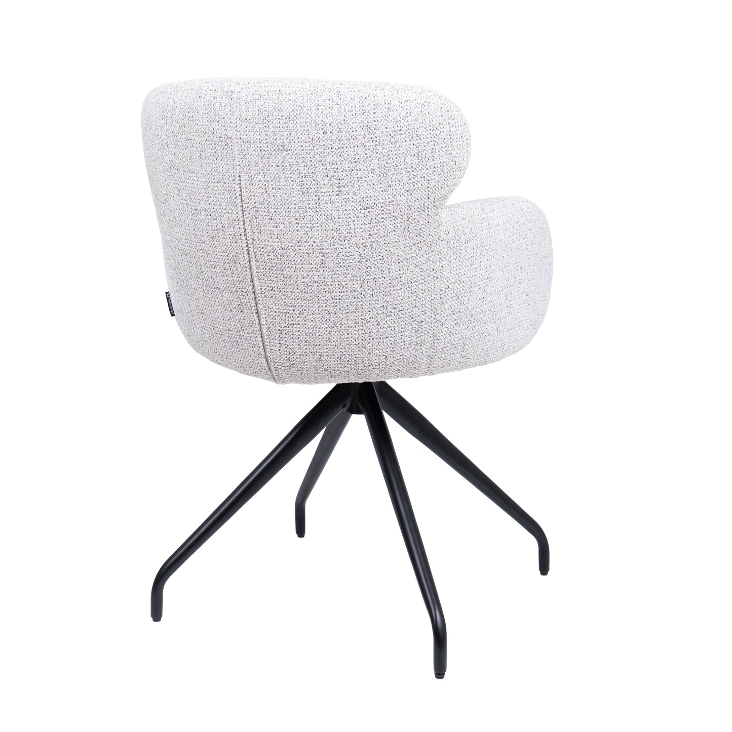 HelloChair HC22 Akin eetkamerstoel Milan Greige spinpoot zwart