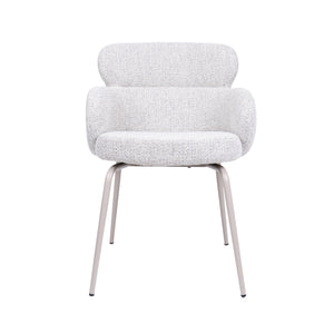 HelloChair HC22 Akin eetkamerstoel Milan Greige vierpoot beige