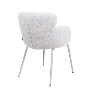 HelloChair HC22 Akin eetkamerstoel Milan Greige vierpoot beige