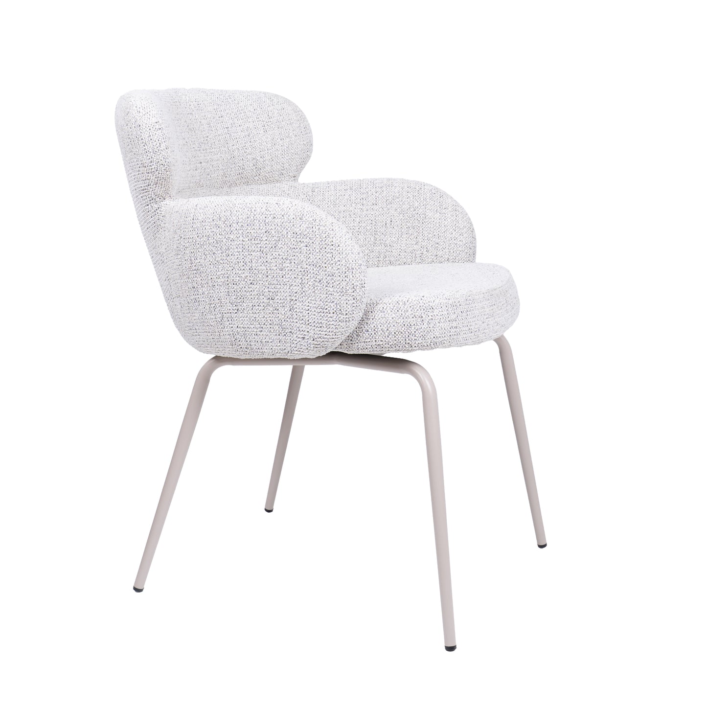 HelloChair HC22 Akin eetkamerstoel Milan Greige vierpoot beige