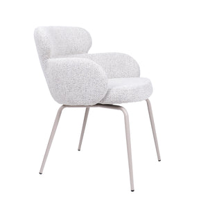 HelloChair HC22 Akin eetkamerstoel Milan Greige vierpoot beige