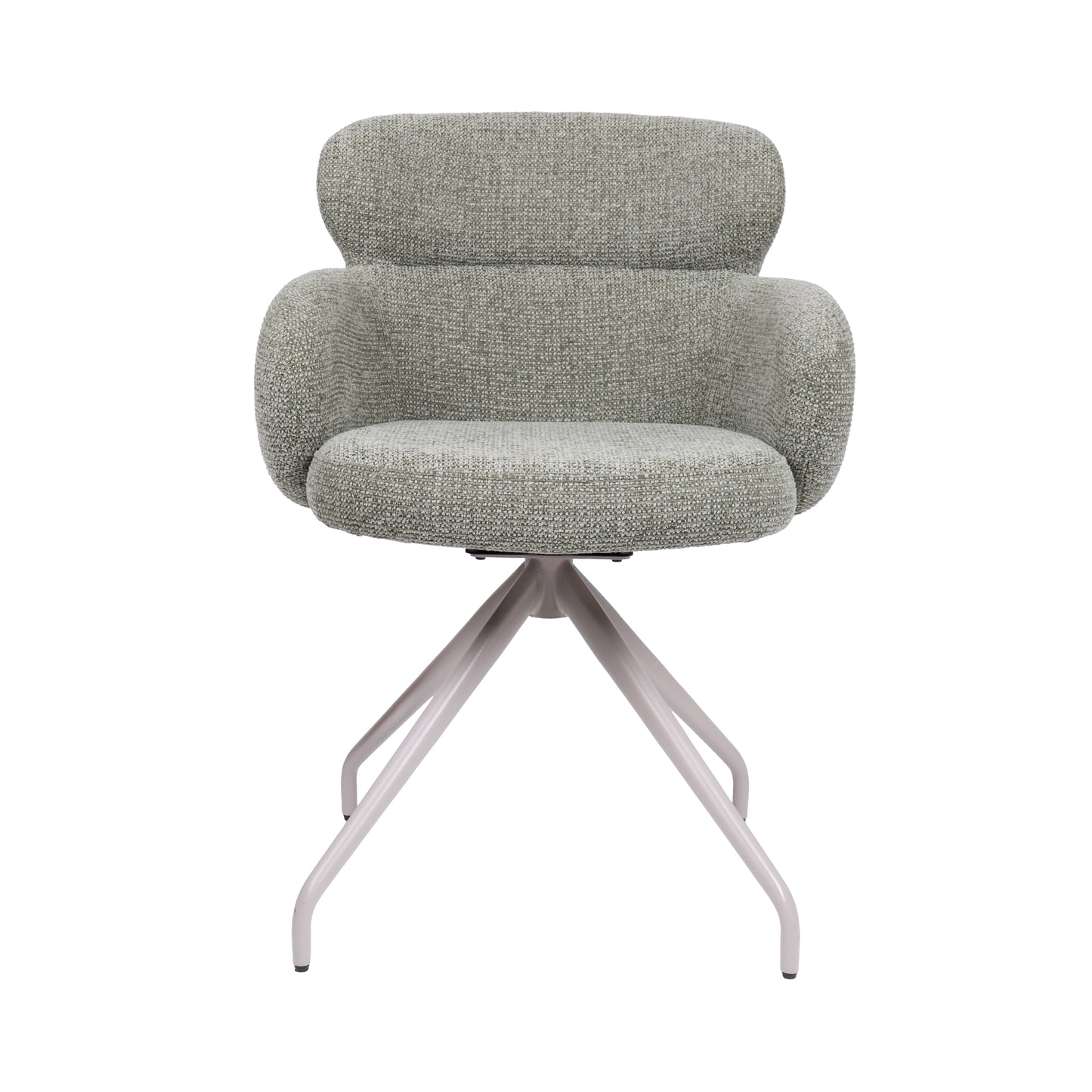HelloChair HC22 Akin eetkamerstoel Milan Leaf spinpoot beige