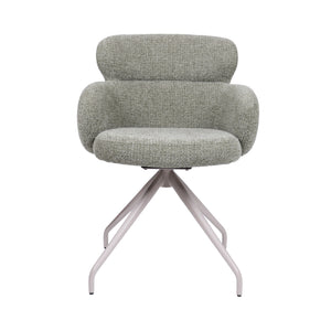 HelloChair HC22 Akin eetkamerstoel Milan Leaf spinpoot beige