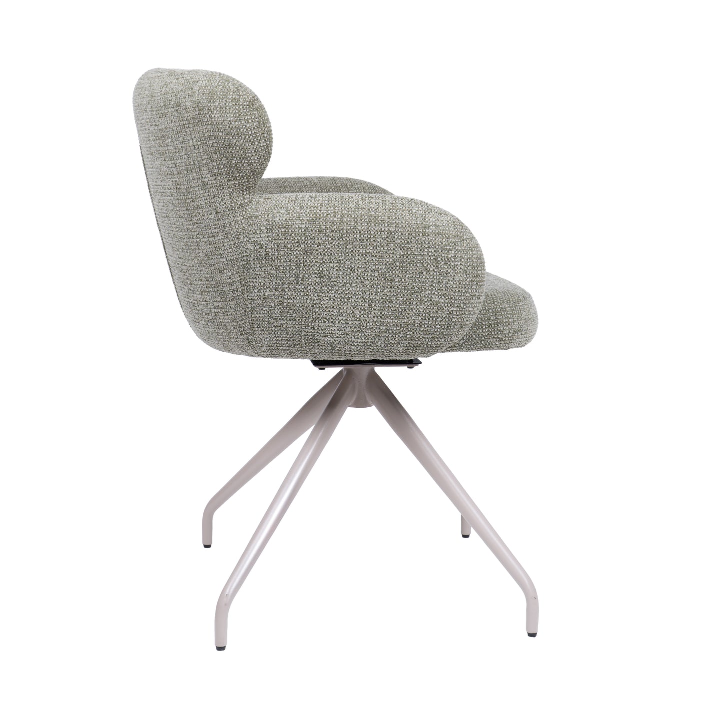 HelloChair HC22 Akin eetkamerstoel Milan Leaf spinpoot beige