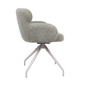 HelloChair HC22 Akin eetkamerstoel Milan Leaf spinpoot beige